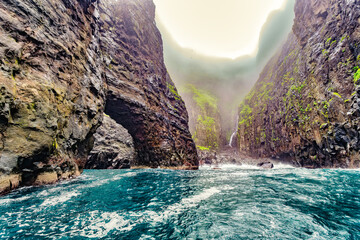 Sticker - Vestmanna bird cliffs on the Faroe Islands