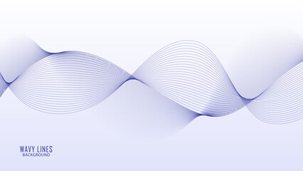 Wall Mural - Abstract motion wave gradient line background