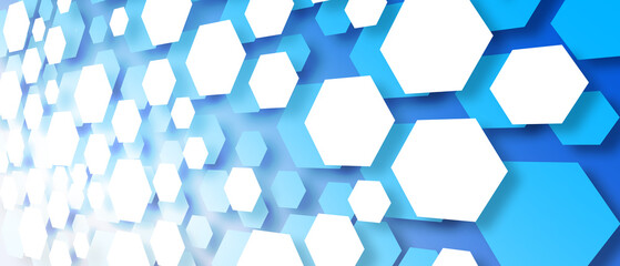 Abstract geometric shape for medicine and science concept background