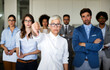 © NDABCREATIVITY - Group of unsuccessful business people and badly managed company leads to unhappiness