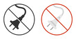 © Dmitry Kovalchuk - Cordless technology pictogram - built-in battery