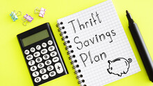 Thrift Savings Plan TSP Is Shown Using The Text