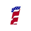 © Singaraja - American Numerical Flag 1