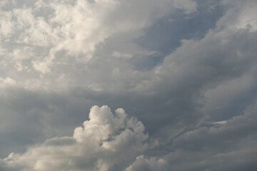 Wall Mural - cloud before rainy storm,gray clouds