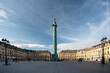 La colonne Vendôme sur la place Vendôme, à Paris