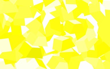 Light Yellow vector pattern with random forms.