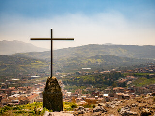 Cross landscape