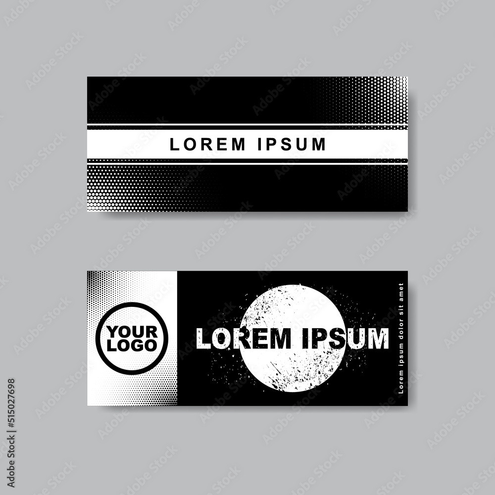 Label Design Template, Front and Back View. T-shirt Hang Tag Label ...