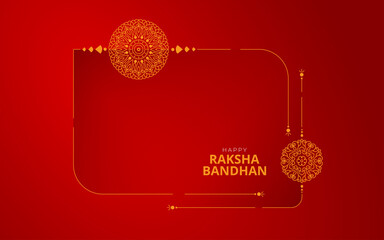 Wall Mural - Happy Raksha Bandhan Social Media Cover Banner Design Template