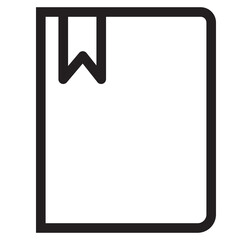 Sticker - agenda book list note icon