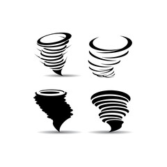 Wall Mural - tornado icon logo vector design