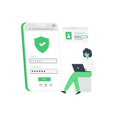 Wall Mural - secure payment