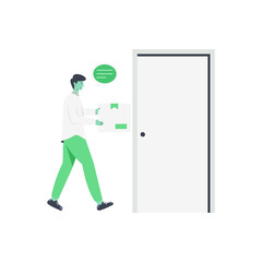 Sticker - door delivery