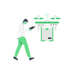 Sticker - drone delivery