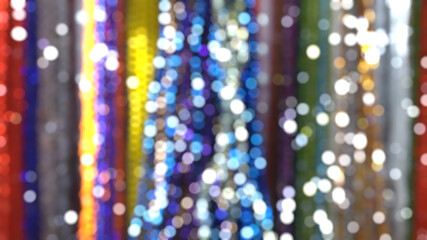 Wall Mural - Abstract multi-colored textured background with luminous particles