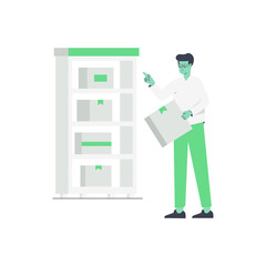 Sticker - logistics storage