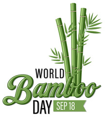  World Bamboo Day September 18 Banner Design