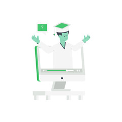 Sticker - Online Graduation 