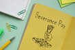 © Andrii - Severance pay is shown using the text