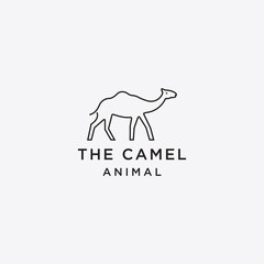 Wall Mural - Camel logo icon design template vector illustration