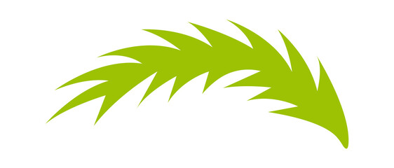 Wall Mural - Palm Tree leaf. Vector illustration