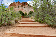 Walkway To The Red Rocks