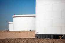 Oil Tank Farm In West Texas