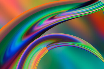 Wall Mural - Abstract fantasy textured multicolored background.