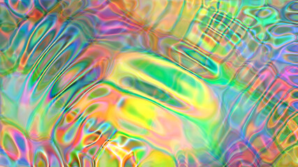 Wall Mural - Abstract multicolored rainbow glowing fantasy background