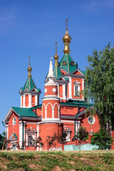 Fototapete - Cathedral of the Exaltation of the Holy Cross in old town of Kolomna, Russia.