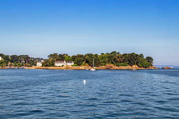 Canvas Print - Douarnenez. Vue sur l’île Tristan, Finistère, Bretagne