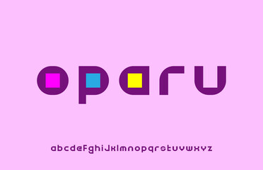 Sticker - Modern minimal stylish editable typography alphabet small letter logo design 