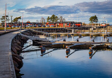 Basdtad Boat Harbor, Sweden