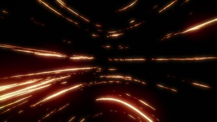 Wall Mural - This is a stock motion graphic that shows abstract flame vortex on a seamless loop.