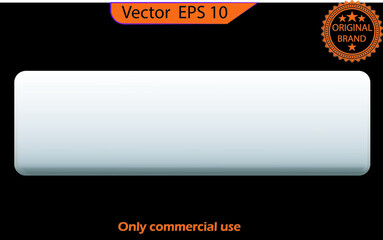 Wall Mural - Set of white buttons and sliders, web icons of different forms. Gradient mesh. EPS 10. Only commercial use