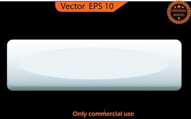 Wall Mural - Set of white buttons and sliders, web icons of different forms. Gradient mesh. EPS 10. Only commercial use