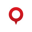 © aiinue - Red location point pin icon, Vector.