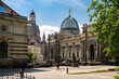 Dresden, Blick auf die historische Altstadt vom Brühlschen Garten