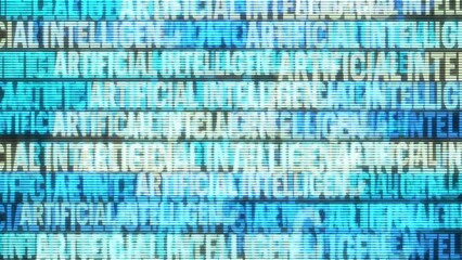 Wall Mural - big data analytics animated text kinetic finance fintech wordscape ai artificial intelligence softwa