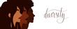 Diverse group of women illustration. Diversity and equality concept. Handwritten lettering