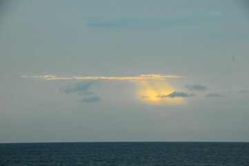 Sticker - Colored Clouds at Sunset