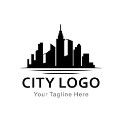 Sticker - city skyline vector