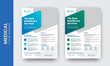 © Mithun - Corporate healthcare and medical flyer or poster design layout