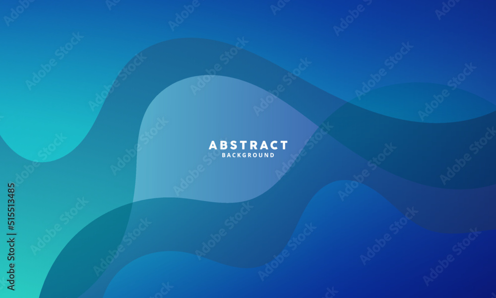 Abstract blue wave background Stock Vector | Adobe Stock