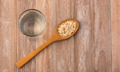 Sticker - Avena sativa - Oat flakes to mix in filtered water