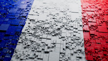 France Flag Background