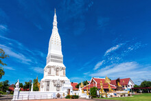 Tha Uthen Pagoda Of Phra That Tha Uthen Temple In Tha Uthen District, Nakhon Phanom, Thailand.