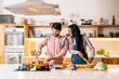 © santypan - Happy Couple Cooking at Home