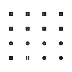 Wall Mural - set of icons for web design