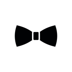 Bow tie icon. The bow is a symbol of celebration. Isolated vector illustration on white background.